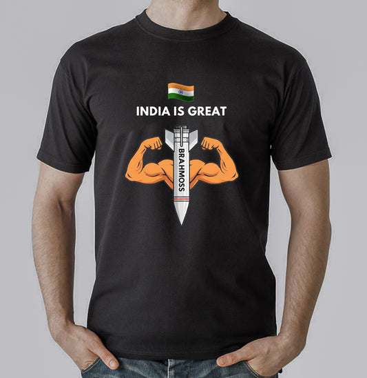 Black T-shirt India is Great